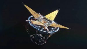 Starfield will feature a number of achievements - screenshot of the Constellation space station that look a bit like a gamepad/compass.