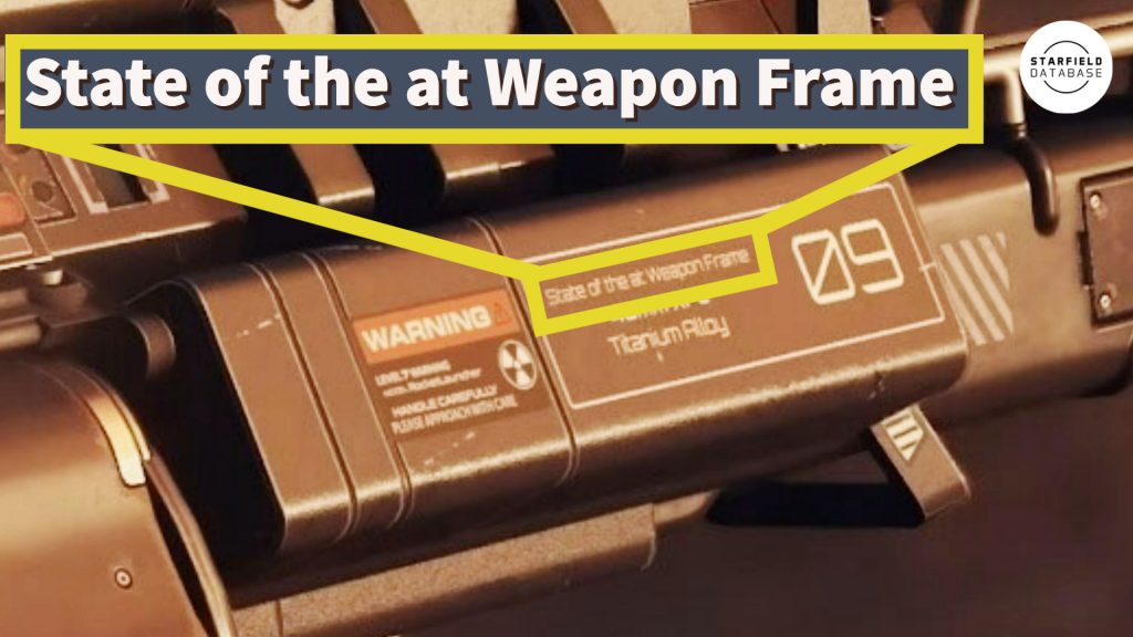 Screenshot of the Starfield typo on the Negotiator weapon.