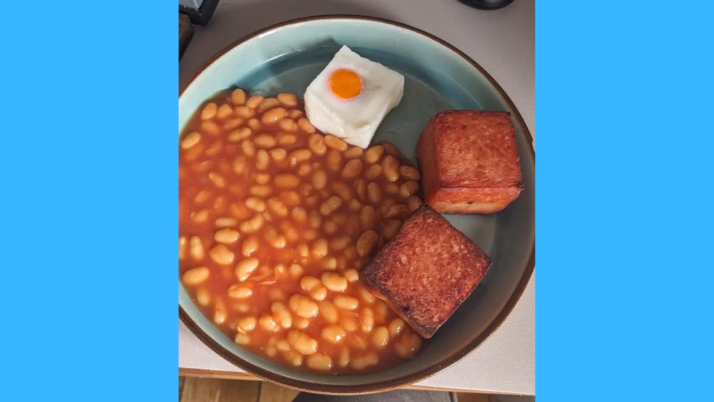 Screenshot of the Starfield breakfast made by Redditor Euphoric_Ad_2049.