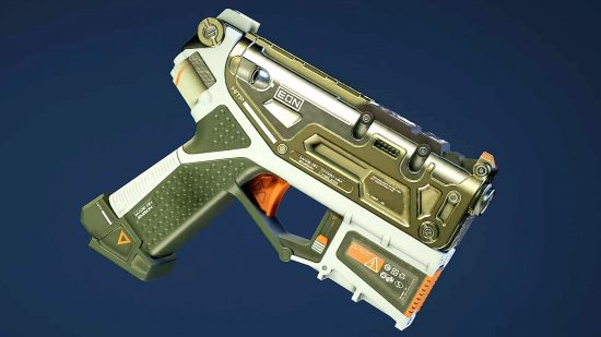 Starfield weapons: the semi-auto EON pistol by Combatech