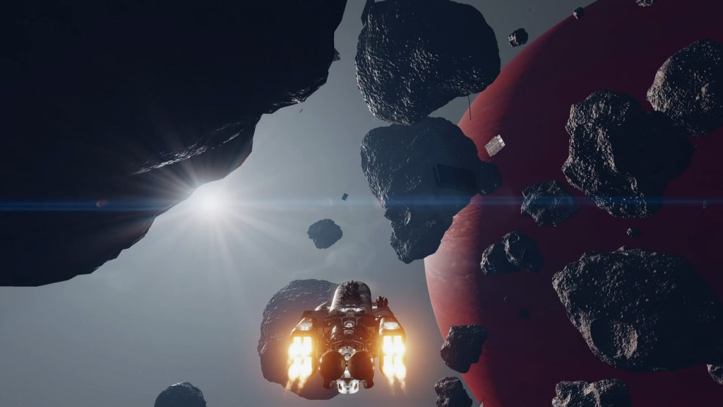 A Starfield VR mode would be amazing when flying through an asteroid belt.