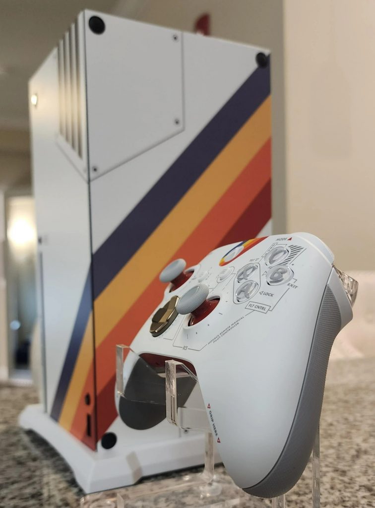 Screenshot of the Xbox skin made by Limp-Chemical-8210, posted on Reddit.